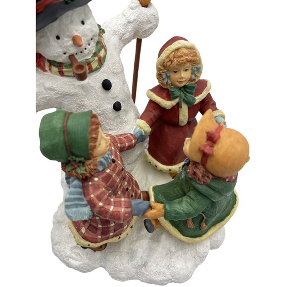 Merry Round Snowmen First Edition 1998 Susan Winget Collectible Figurine - Picture 4 of 16